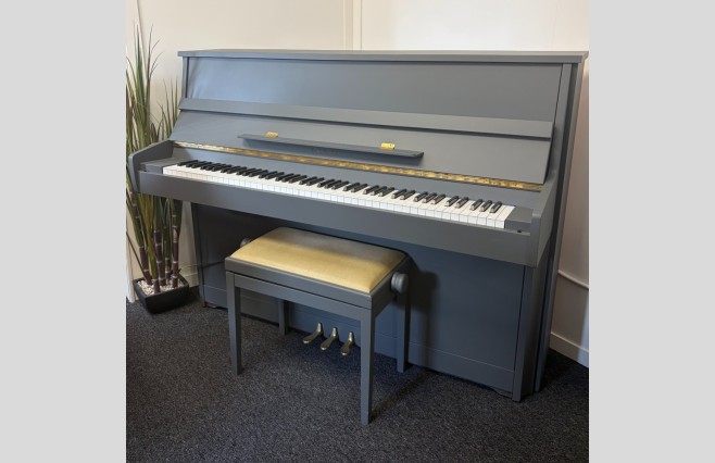 Kawai Smudge Grey CE-8 Upright Piano, Used - All Inclusive Premium Package (SN:K1000536) - Image 1